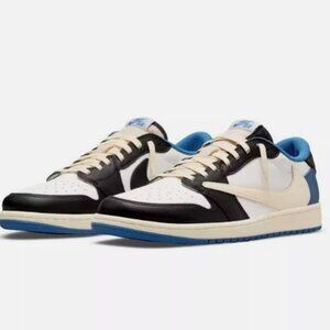 Travis Scott x Air Jordan 1 Retro Low OG SP Fragment White Blue